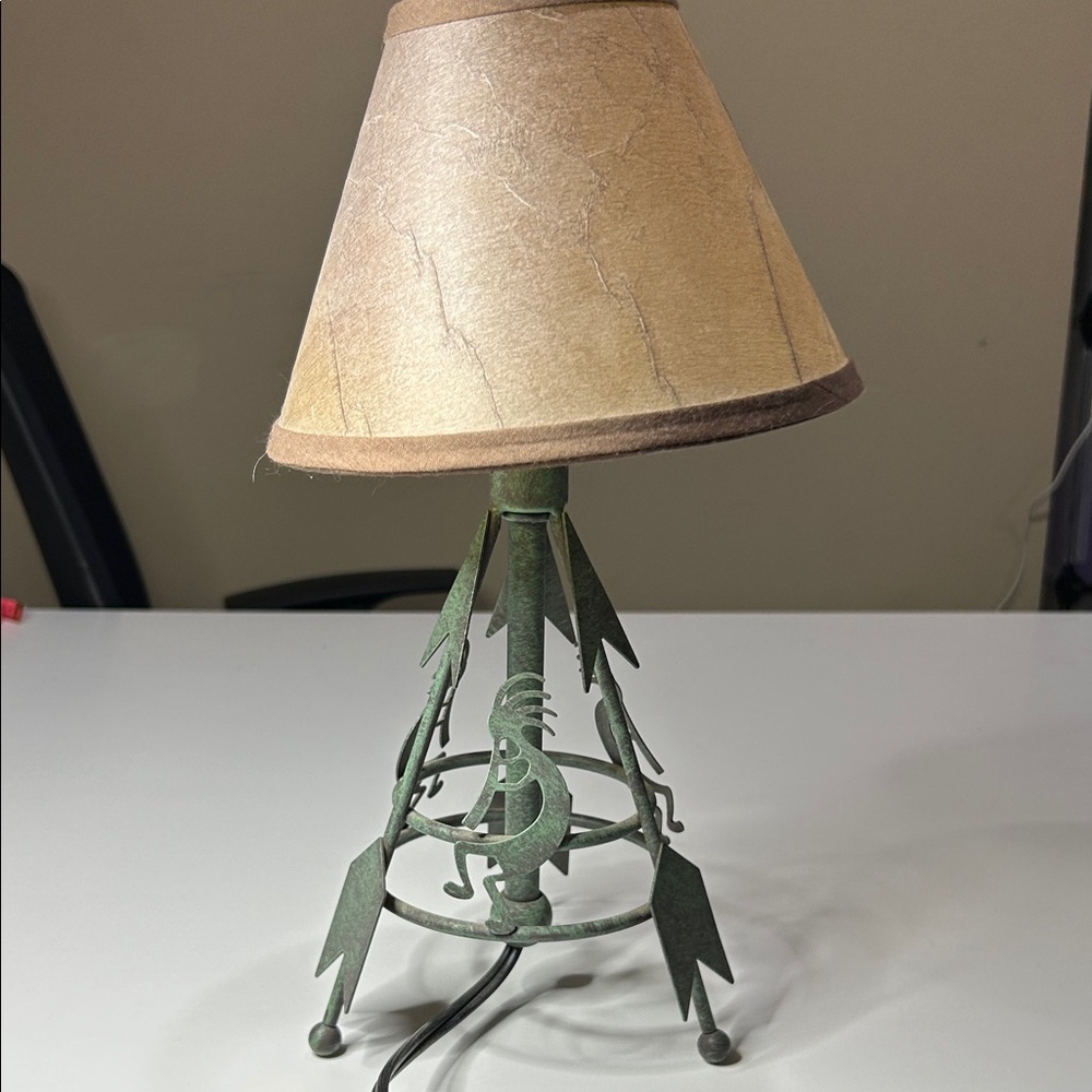 Kokopelli Metal Table Lamp